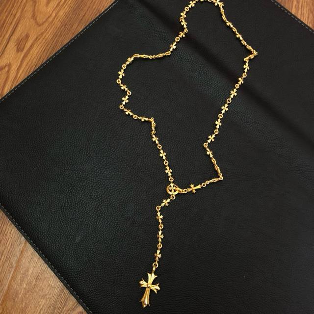 克罗心Chrome Hearts 镀22K金调节链