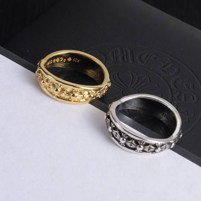 chrome Hearts 克罗心戒指 码数：6-11#