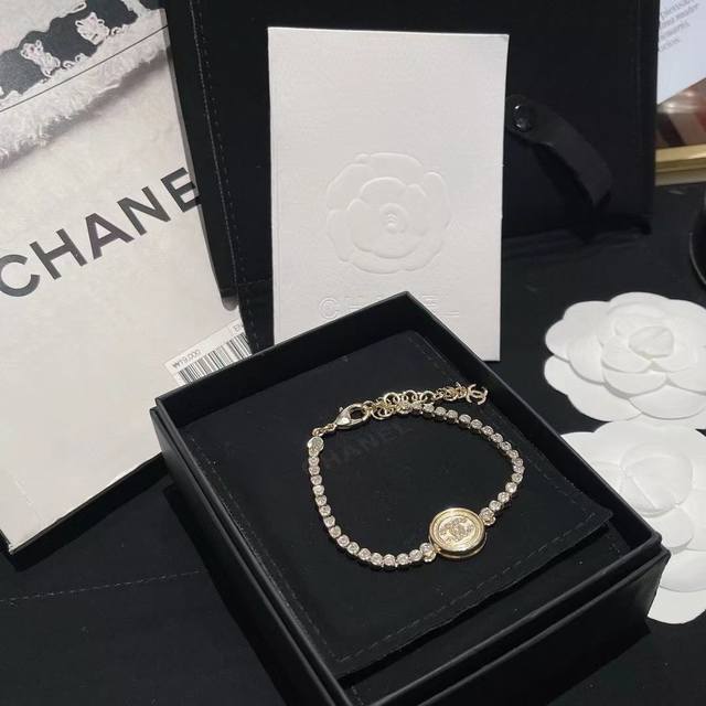 手链 颈链 Chanel经典金币满钻套装 中古款 绝绝子上身高级