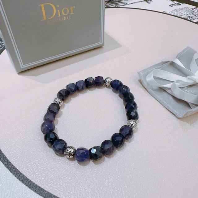正品新款精工版本 Dior迪奥手链 多元素玛瑙泰银风格手链 明星同款 复古做旧风 原版复刻 纯手工打造 正品开模潮流时尚必备 男女均可佩戴 情侣款同款 摇滚朋克
