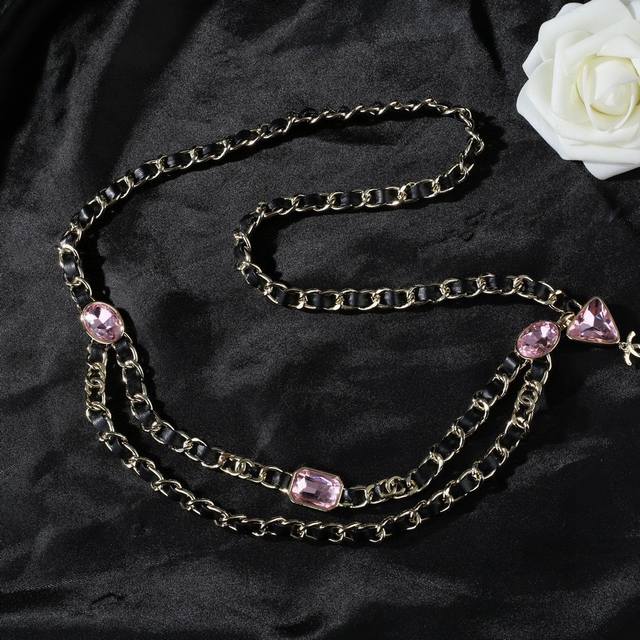 小香 Chanel 新品 字母腰链 代购级别 一比一品质 香奈鹅 系列 方形 经典Cc Logo 风格高级百搭 高级感爆棚 现货