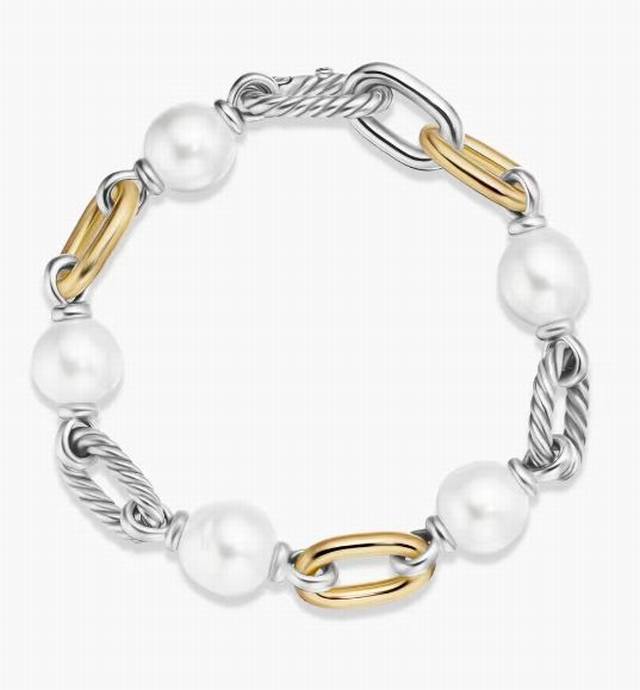 david Yurman 分色麦迪逊珍珠手链 尺寸21Cm和23Cm两个尺寸 编号Dysl-050-051