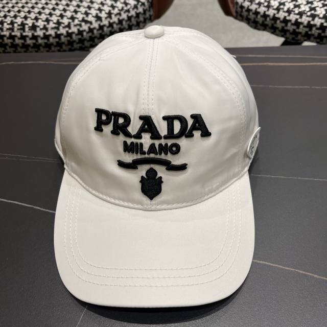 prada普拉达 早春新款大牌款棒球帽 经典款男女通用