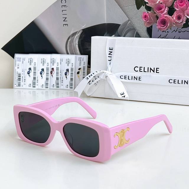 Celine 高版本出货 百搭方形超大凯旋门 mod Cl40282 size 53口17-145
