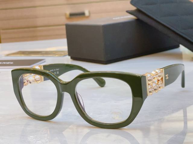 Chan* 香奈*儿新款眼镜架 model Ch3488 Size 54口20-140