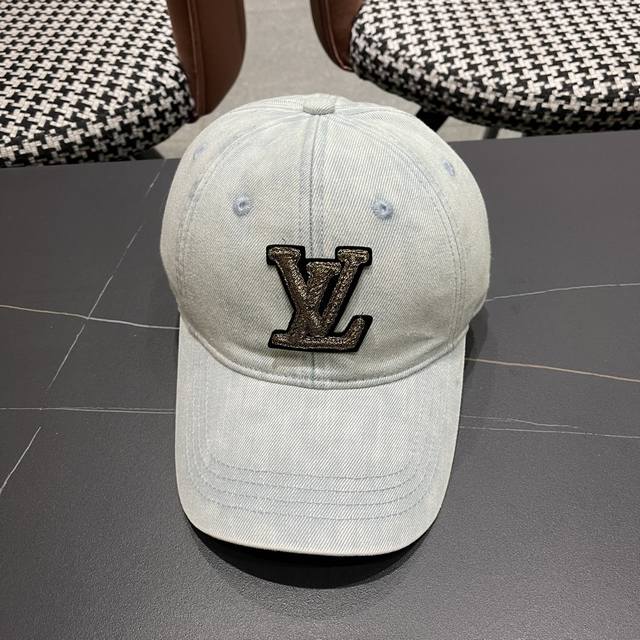 Lv路易威登新款原单牛仔棒球帽 原版帆布面轻盈透气 质量超赞 基础头围56 贴片可调节