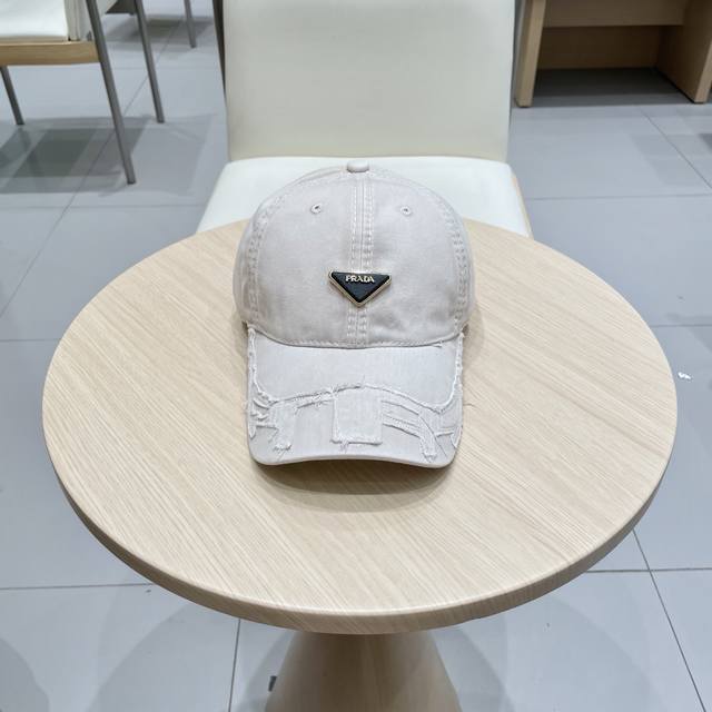 普拉达 prada 25春夏新款大牌棒球帽 显脸小 大牌款超好搭配 赶紧入手