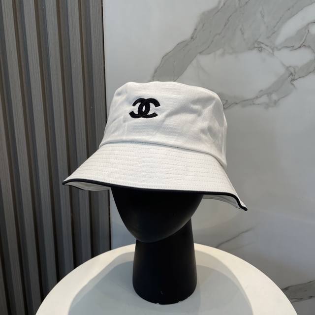 chanel 香奈儿 专柜新款原单刺绣渔夫帽 1:1开模订制 立体刺绣 精致无暇 100%纯棉面料 原厂品质 独家实物拍摄