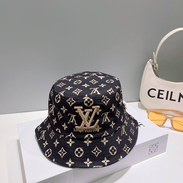 上新 路易威登 Louisvuitton 新款Lv渔夫帽 重工打造高端大气 百搭款男女通用
