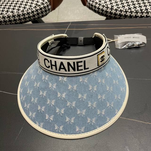 Chanel香奈儿 夏季新款遮阳帽空顶帽 大牌出货 好搭 出街必备
