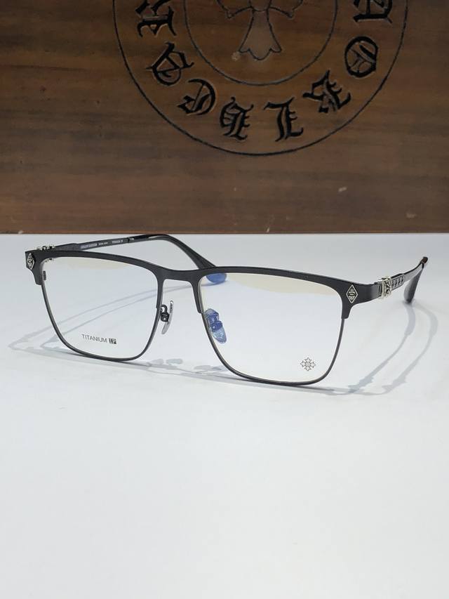新款 大尺寸钛架 适合胖脸 配近视太阳镜 ch5413 Size:58-17-155