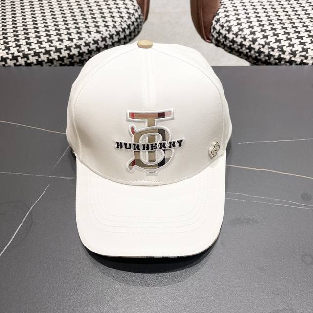 巴宝莉Burberry 2025官网同步上线 韩版新款英伦风定制款1:1原单品质 男女通用棒球帽 美邦工艺棉麻地质面料 高版品质质量