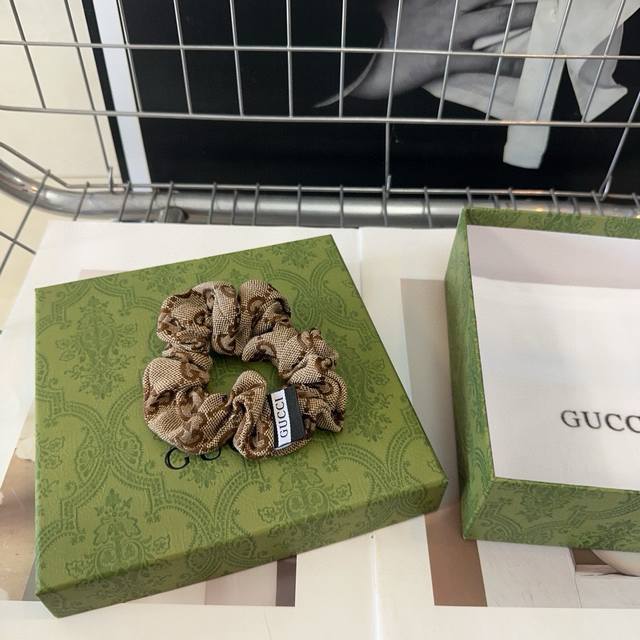 配包装盒 gucci 古奇 Gg字母发圈 经典百搭 特别耐看 永不过时