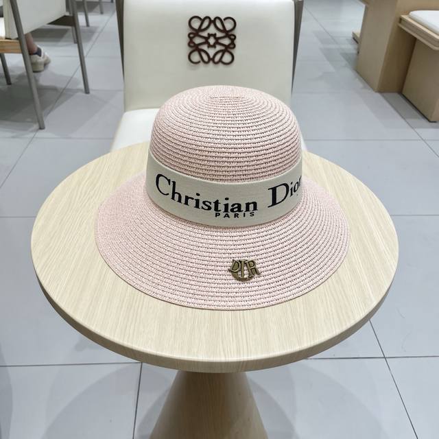 Dior迪奥新款礼帽 盆帽 名媛风 头围57Cm