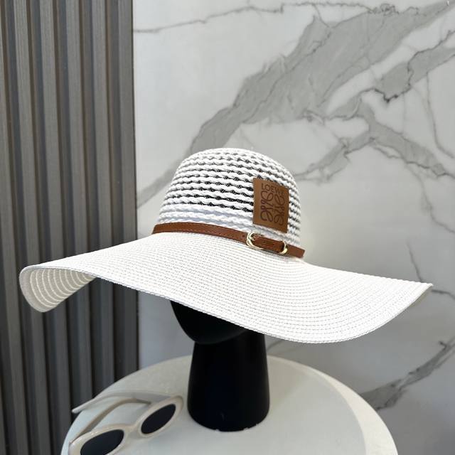 Loewe罗意威大檐帽 太阳大草帽 细草制作 官方款开模 非市场普通版本,头围57Cm