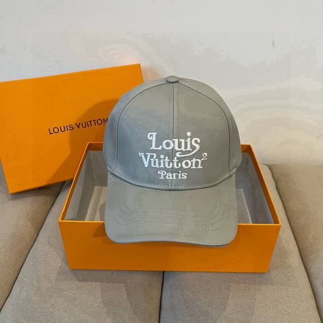 路易威登棒球帽 Louisvuitton新款Lv棒球帽 重工打造高端大气 百搭款男女通用 跑量