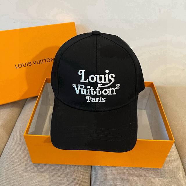 路易威登棒球帽 Louisvuitton新款Lv棒球帽 重工打造高端大气 百搭款男女通用 跑量