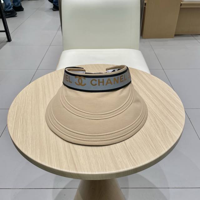 Chanel香奈儿速干面料遮阳帽 空顶草帽 可调节