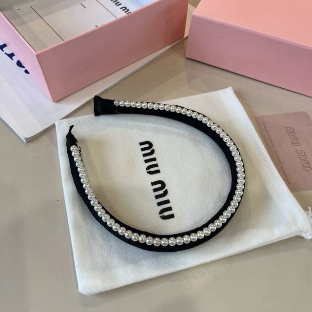 miumiu缪缪新款发箍