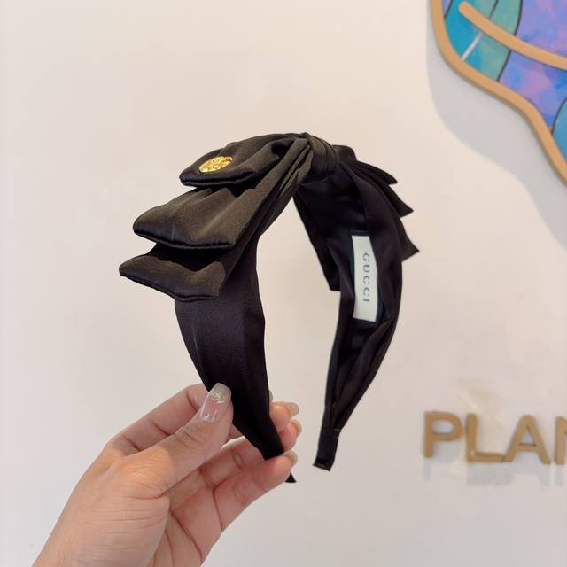 配包装 gucci古奇 网红经典蝴蝶结发箍 女神必备单品头箍 非常百搭 时尚潮流款