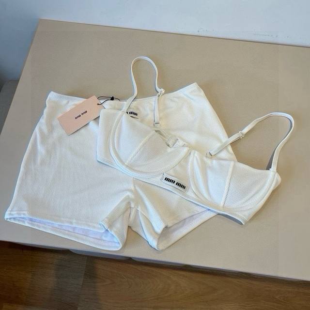 miumiu缪缪官方新款泳衣比基尼 高端定制 S M L Xl