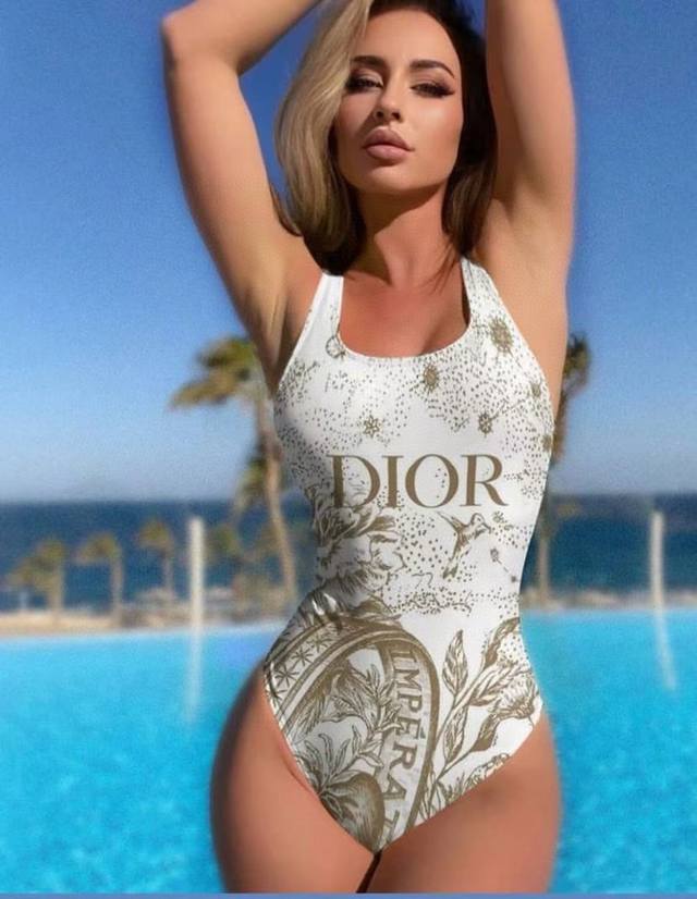 Dior新款泳衣适合多种场景的游泳衣 海边 游泳池 温泉 水上乐园 漂流都可以内搭也完全可以 百搭款 码数 S M L Xl