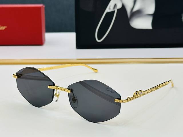 cartie* 卡家 Ct0487S 太阳镜 Size 61口18-140 工艺精湛气质十足 Q男女同款 高品质