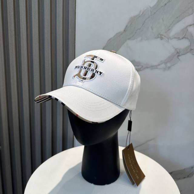 巴宝莉Burberry 官网同步上线 韩版新款英伦风定制款1:1原单品质 男女通用棒球帽 美邦工艺棉麻地质面料 高版品质质量