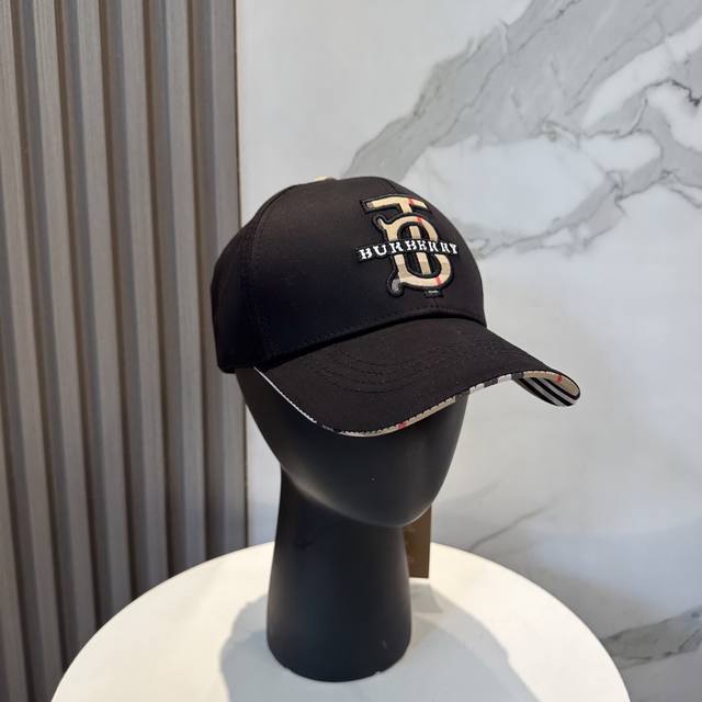 巴宝莉Burberry 官网同步上线 韩版新款英伦风定制款1:1原单品质 男女通用棒球帽 美邦工艺棉麻地质面料 高版品质质量