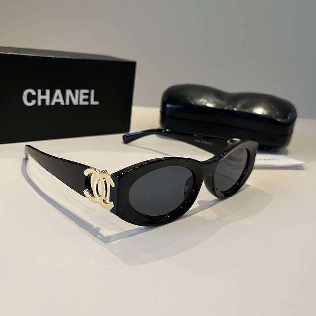 chanel香奈儿网红爆款太阳镜 遮阳修饰脸型神器贴