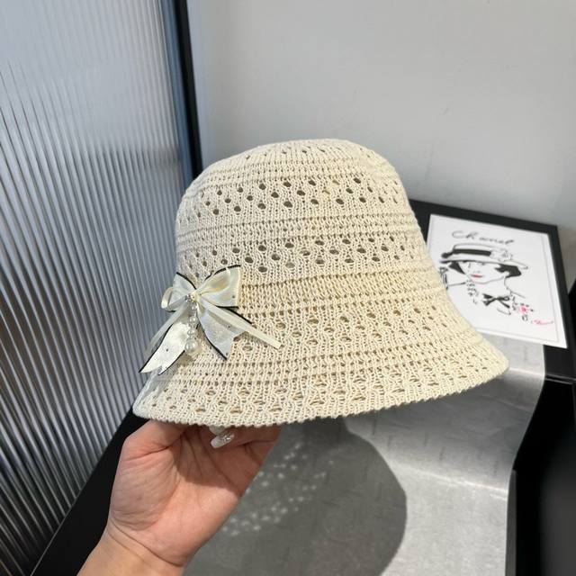 Miumiu缪缪新款针织收购渔夫帽，头围57Cm