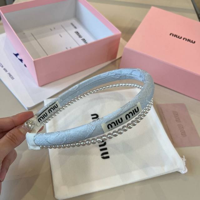 Miumiu缪缪新款发箍