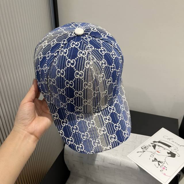 Gucci古奇新款鸭舌帽，头围57Cm