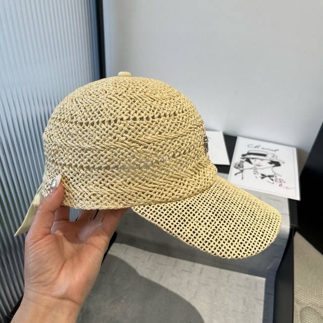 克罗心鸭舌草帽，定制款骑士帽，头围57Cm