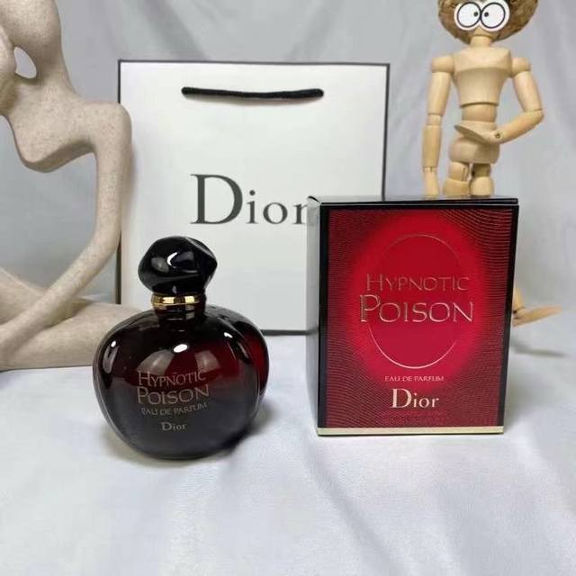 专柜品质 迪奥Dior 蛊媚奇葩 红毒 女士香水红毒浓香100Ml Hypnotic Poison Eau De Parfum
