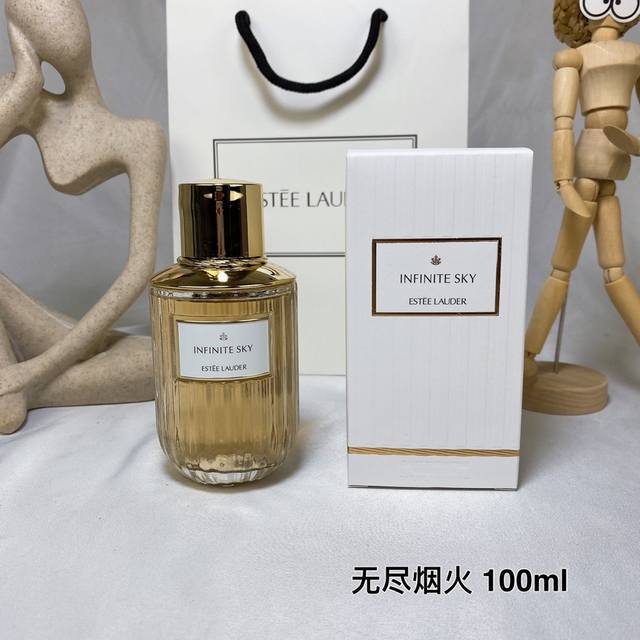 专柜品质 无尽烟火 Ml Estee Lauder雅诗兰黛 新品光音典藏香水 无尽烟火是一款令人上瘾的辛辣琥珀香，充满光华皮革香调的创新之作。来自中国的四川花椒