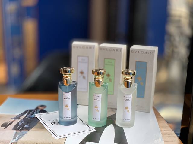 专柜品质 新款宝格丽香水 1Bvlgari 宝格丽 蓝茶古龙 茗蓝 中性古龙水 Cologne 75Ml 香调：馥奇香调 前调：薰衣草 紫苏 中调：紫罗兰 茶叶