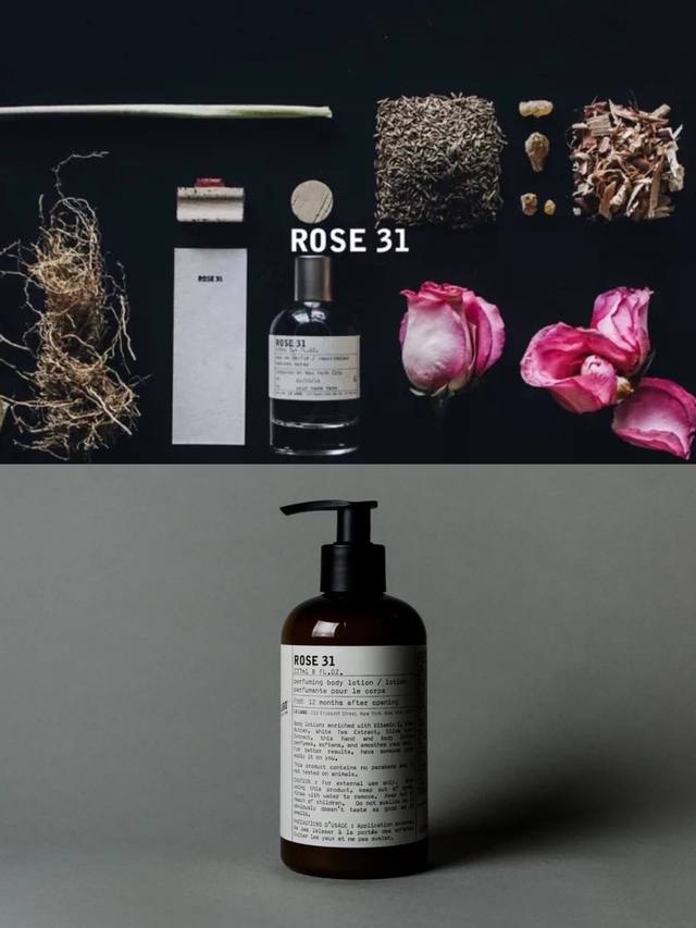 专柜品质 Rose 玫瑰 31号 Le Labo 这款身体乳于纽约精制而成，蕴含该品牌畅销的 “Rose 31” 玫瑰香氛，这种香调由温暖的茴香和雪松与千叶玫瑰