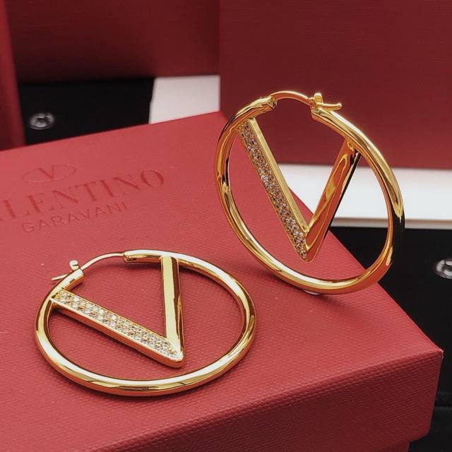 编号Ved0262 Valenti*O最新款圆形耳环耳勾 一致Zp黄铜材质