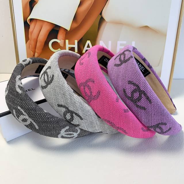 Chane小香 Chanel发箍 宽版简约轻奢风发箍气质百搭小仙女必入单品名媛风十足～宝藏款 闭眼入推荐款 单个