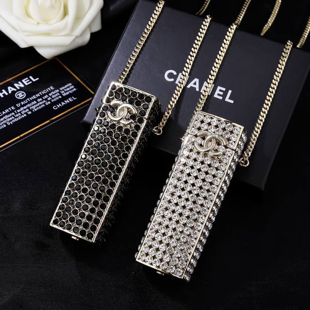 小香 Chanel 新款口红项链 专柜同步上新 双C项链 精工打造原版一致黄铜材质