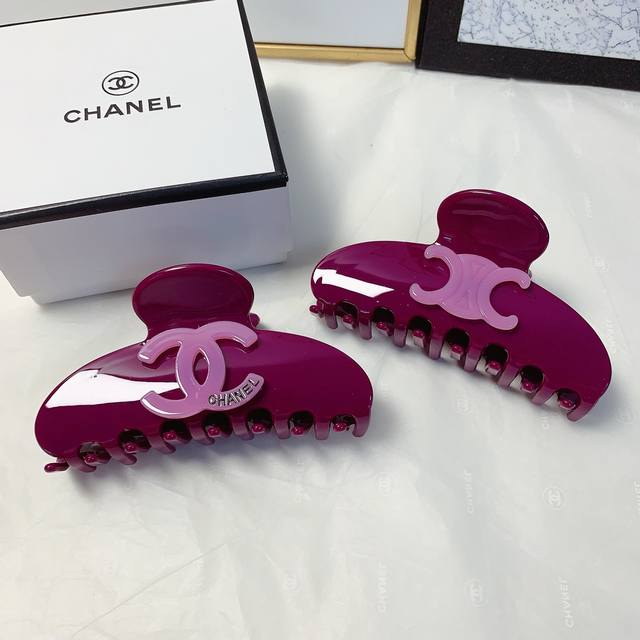 Chanel小香 Celine赛琳 醋酸Logo抓夹 气质百搭 日常精致小单品 小仙女必入单品 宝藏款 闭眼入推荐款 单个
