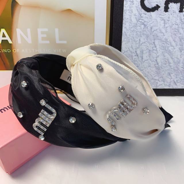 Miumiu缪缪 Miumiu发箍 欧根纱轻奢风发箍气质百搭小仙女必入单品名媛风十足～宝藏款 闭眼入推荐款 单个