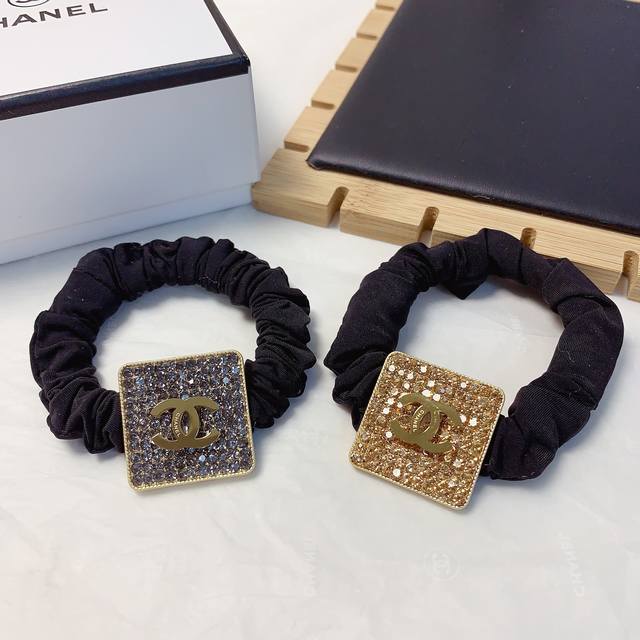 Chanel小香 Chanel皮筋 新款钛钢Logo皮筋发圈大肠圈气质百搭小仙女必入单品 宝藏款 闭眼入推荐款 单个