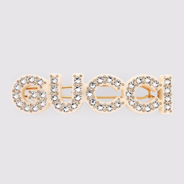 Gucci古奇发夹新款 超好卖超火发夹爆款上新 同步专柜正品开模精选Zp代购级别独家高端品质现货白色