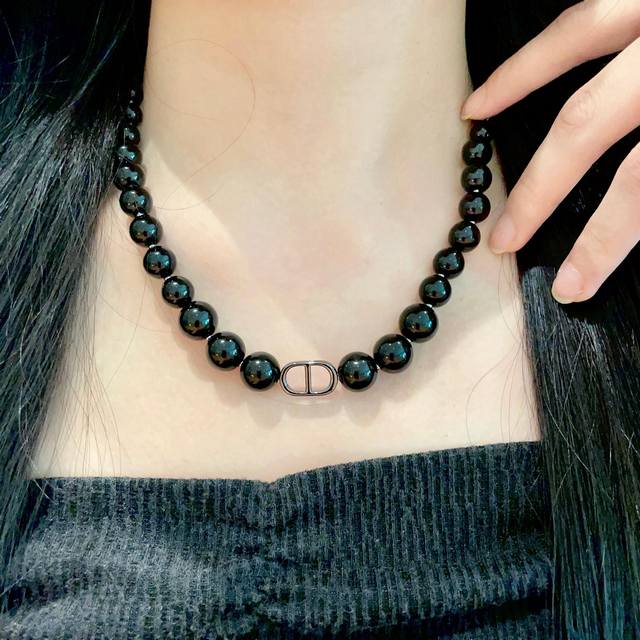 Dior 迪奥 中古 项链 专柜一致上新 精选原版一致 黄铜材质 甜美气质高雅.