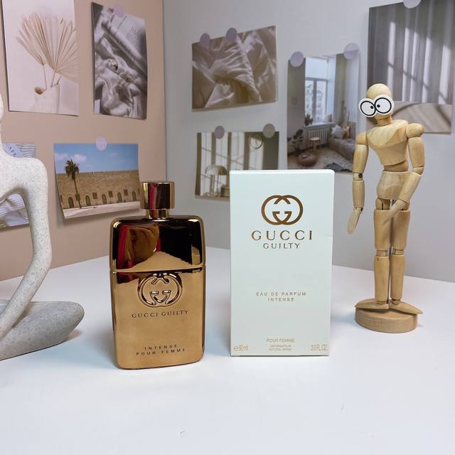 高端品质 古驰罪爱燃情女士浓香90Ml Gucci Guilty Eau De Parfum Intense Pour Femme, 品牌：古驰 属性：女香 香