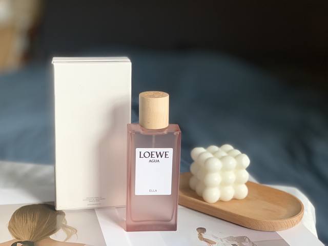 原单品质 罗意威新款活力紫泉女士 Loewe Agua De Loewe Ella, 2009 新款彩虹香水 Ml，配专柜手提袋 前调：柠檬 香柠檬 橙子 金橘