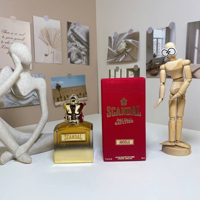 高品质 高缇耶香精丑闻男士精粹香水 Ml Jean Paul Gaultier Scandal Pour Homme Absolu, 品牌：高缇耶 属性：男香