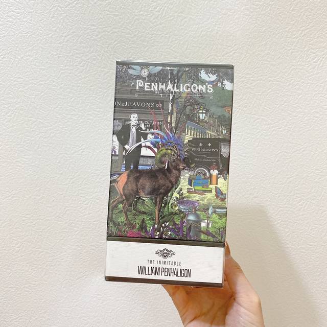 专柜品质 潘海利根兽首盘羊75Ml香调：木质东方调；前调：香柠檬，茉莉；中调：香根草，焚香，雪松；尾调：檀香，Ambrox；整体来讲，香根草是这瓶盘羊兽首的灵魂